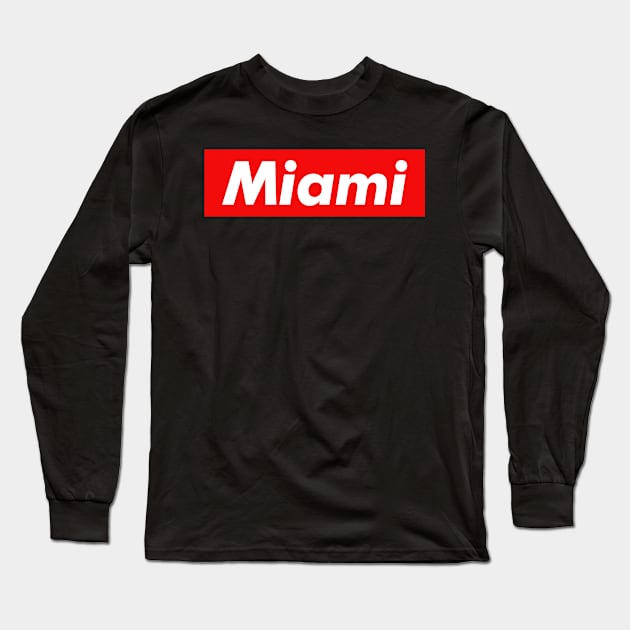 Miami Long Sleeve T-Shirt by monkeyflip